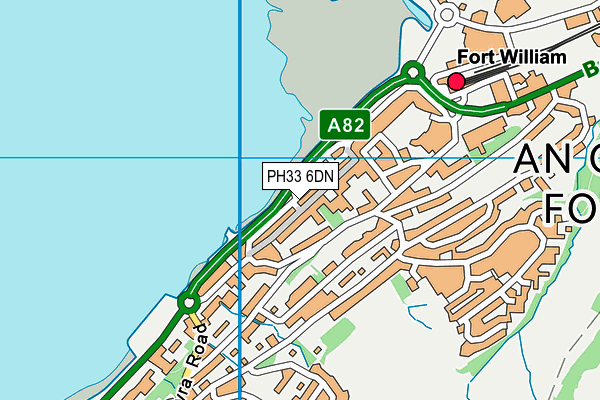 PH33 6DN map - OS VectorMap District (Ordnance Survey) PH33 6DN map - OS VectorMap District (Ordnance Survey)