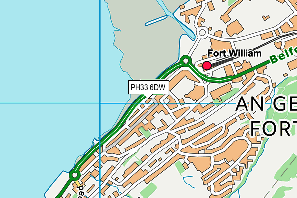 PH33 6DW map - OS VectorMap District (Ordnance Survey) PH33 6DW map - OS VectorMap District (Ordnance Survey)