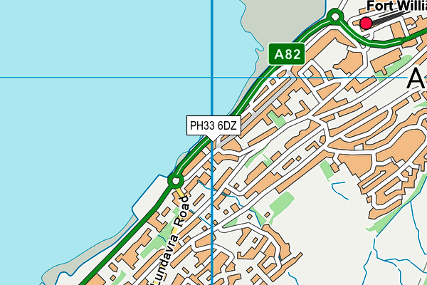 PH33 6DZ map - OS VectorMap District (Ordnance Survey) PH33 6DZ map - OS VectorMap District (Ordnance Survey)