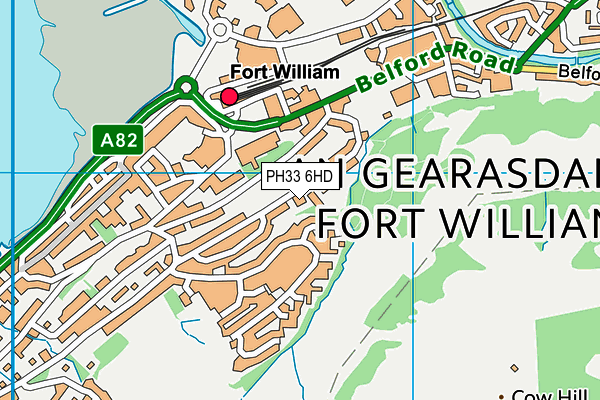 PH33 6HD map - OS VectorMap District (Ordnance Survey) PH33 6HD map - OS VectorMap District (Ordnance Survey)