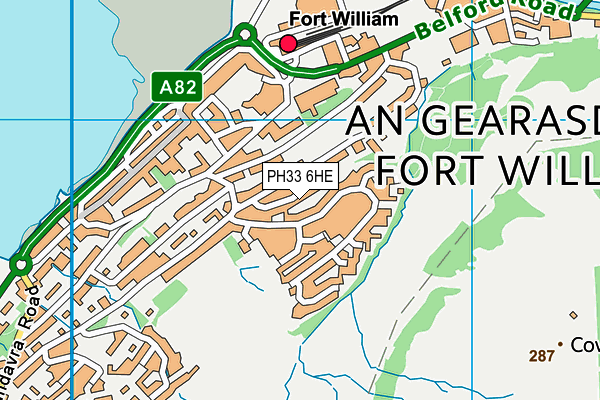 PH33 6HE map - OS VectorMap District (Ordnance Survey) PH33 6HE map - OS VectorMap District (Ordnance Survey)