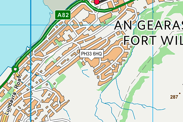 PH33 6HQ map - OS VectorMap District (Ordnance Survey) PH33 6HQ map - OS VectorMap District (Ordnance Survey)