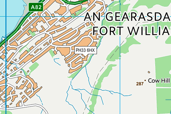 PH33 6HX map - OS VectorMap District (Ordnance Survey) PH33 6HX map - OS VectorMap District (Ordnance Survey)