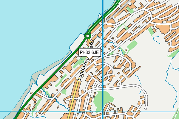 PH33 6JE map - OS VectorMap District (Ordnance Survey) PH33 6JE map - OS VectorMap District (Ordnance Survey)