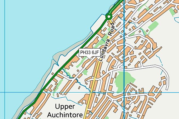 PH33 6JF map - OS VectorMap District (Ordnance Survey) PH33 6JF map - OS VectorMap District (Ordnance Survey)