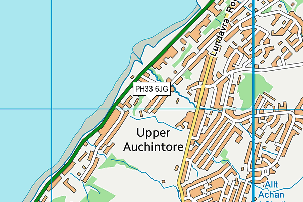 PH33 6JG map - OS VectorMap District (Ordnance Survey) PH33 6JG map - OS VectorMap District (Ordnance Survey)