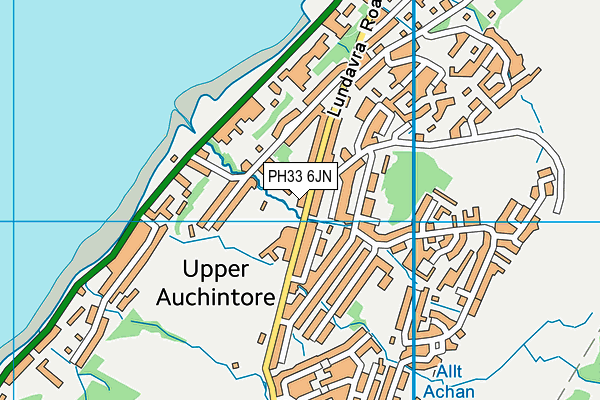 PH33 6JN map - OS VectorMap District (Ordnance Survey) PH33 6JN map - OS VectorMap District (Ordnance Survey)