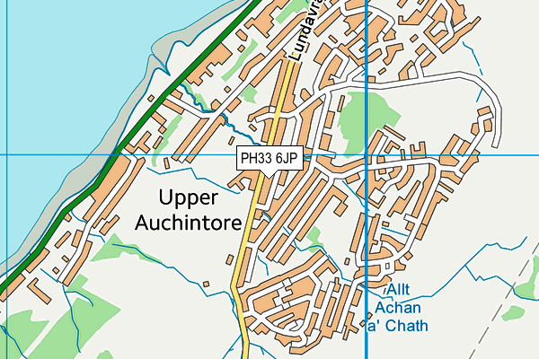 PH33 6JP map - OS VectorMap District (Ordnance Survey) PH33 6JP map - OS VectorMap District (Ordnance Survey)