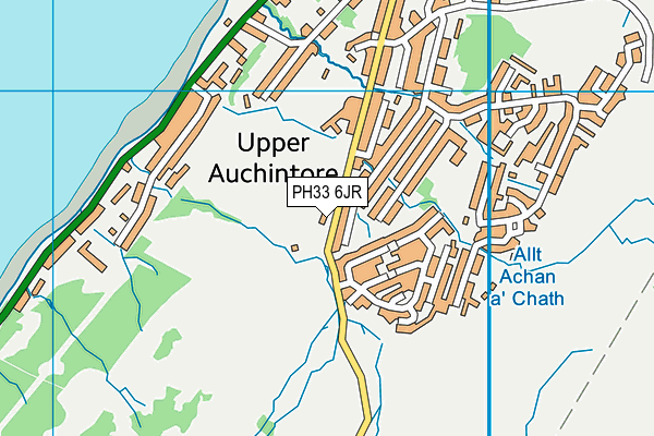 PH33 6JR map - OS VectorMap District (Ordnance Survey) PH33 6JR map - OS VectorMap District (Ordnance Survey)