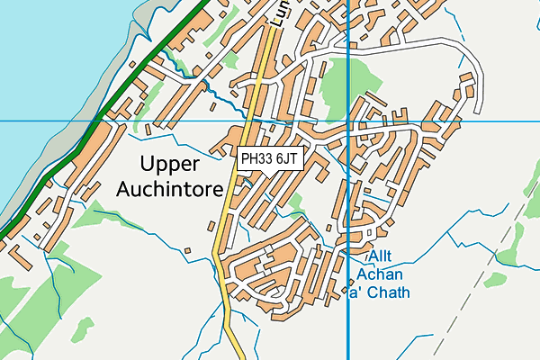 PH33 6JT map - OS VectorMap District (Ordnance Survey) PH33 6JT map - OS VectorMap District (Ordnance Survey)
