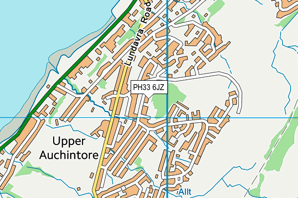 PH33 6JZ map - OS VectorMap District (Ordnance Survey) PH33 6JZ map - OS VectorMap District (Ordnance Survey)
