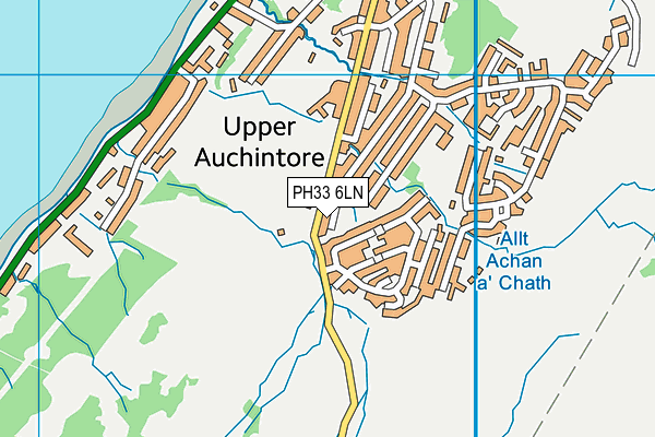 PH33 6LN map - OS VectorMap District (Ordnance Survey) PH33 6LN map - OS VectorMap District (Ordnance Survey)