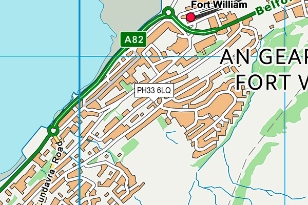 PH33 6LQ map - OS VectorMap District (Ordnance Survey) PH33 6LQ map - OS VectorMap District (Ordnance Survey)