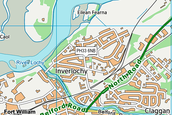 PH33 6NB map - OS VectorMap District (Ordnance Survey) PH33 6NB map - OS VectorMap District (Ordnance Survey)