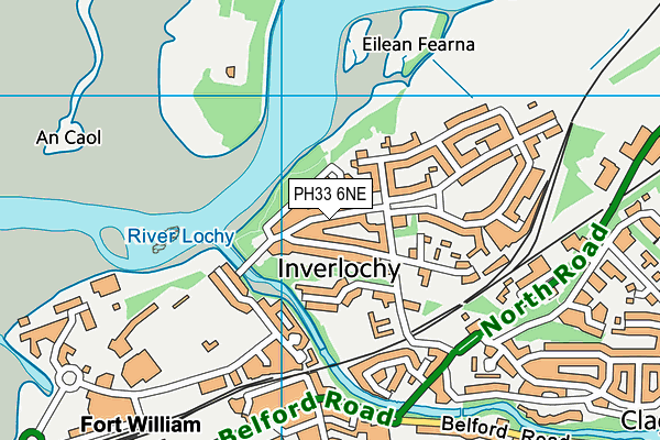 PH33 6NE map - OS VectorMap District (Ordnance Survey) PH33 6NE map - OS VectorMap District (Ordnance Survey)