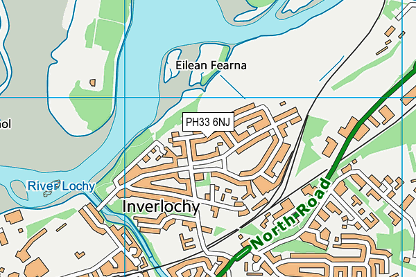 PH33 6NJ map - OS VectorMap District (Ordnance Survey) PH33 6NJ map - OS VectorMap District (Ordnance Survey)