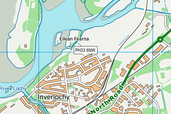 PH33 6NW map - OS VectorMap District (Ordnance Survey) PH33 6NW map - OS VectorMap District (Ordnance Survey)