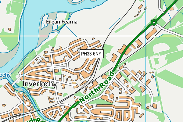 PH33 6NY map - OS VectorMap District (Ordnance Survey) PH33 6NY map - OS VectorMap District (Ordnance Survey)