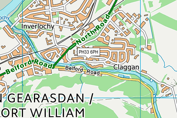 PH33 6PH map - OS VectorMap District (Ordnance Survey) PH33 6PH map - OS VectorMap District (Ordnance Survey)
