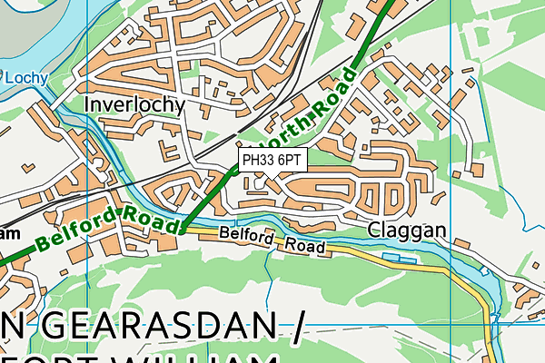 PH33 6PT map - OS VectorMap District (Ordnance Survey) PH33 6PT map - OS VectorMap District (Ordnance Survey)