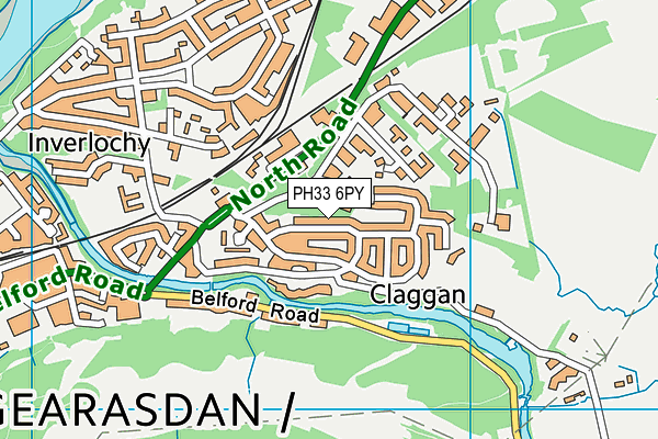 PH33 6PY map - OS VectorMap District (Ordnance Survey) PH33 6PY map - OS VectorMap District (Ordnance Survey)