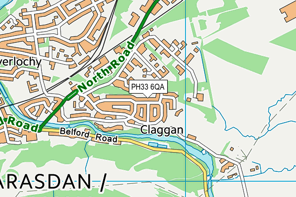 PH33 6QA map - OS VectorMap District (Ordnance Survey) PH33 6QA map - OS VectorMap District (Ordnance Survey)