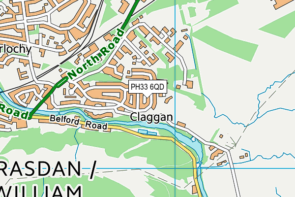 PH33 6QD map - OS VectorMap District (Ordnance Survey) PH33 6QD map - OS VectorMap District (Ordnance Survey)