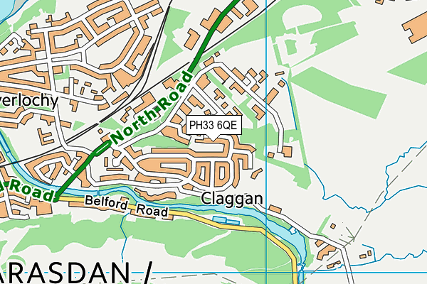 PH33 6QE map - OS VectorMap District (Ordnance Survey) PH33 6QE map - OS VectorMap District (Ordnance Survey)