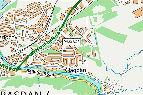 PH33 6QF map - OS VectorMap District (Ordnance Survey) PH33 6QF map - OS VectorMap District (Ordnance Survey)