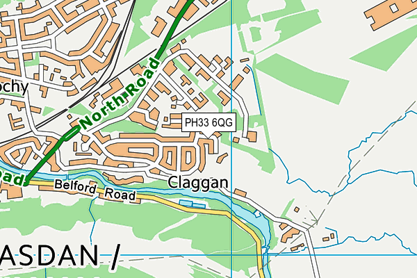 PH33 6QG map - OS VectorMap District (Ordnance Survey) PH33 6QG map - OS VectorMap District (Ordnance Survey)
