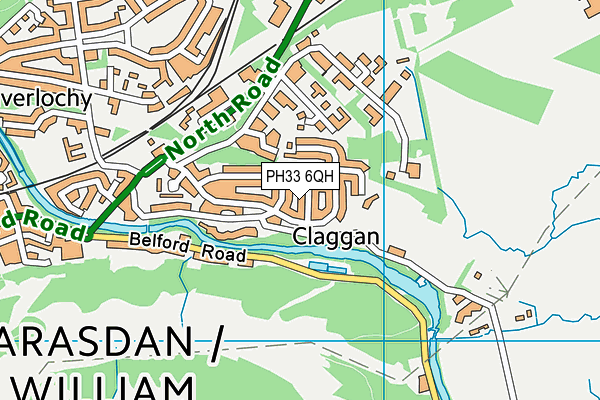PH33 6QH map - OS VectorMap District (Ordnance Survey) PH33 6QH map - OS VectorMap District (Ordnance Survey)