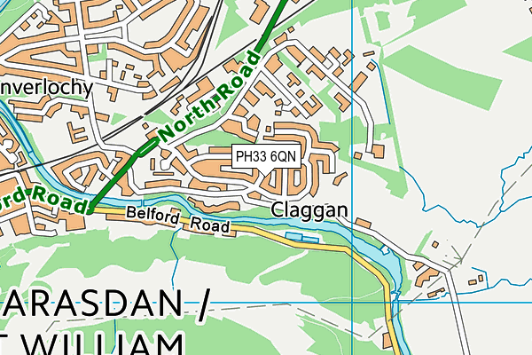 PH33 6QN map - OS VectorMap District (Ordnance Survey) PH33 6QN map - OS VectorMap District (Ordnance Survey)