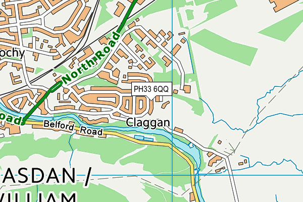 PH33 6QQ map - OS VectorMap District (Ordnance Survey) PH33 6QQ map - OS VectorMap District (Ordnance Survey)