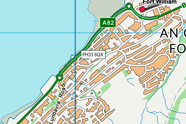 PH33 6QX map - OS VectorMap District (Ordnance Survey) PH33 6QX map - OS VectorMap District (Ordnance Survey)