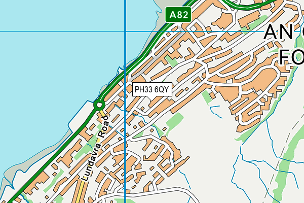 PH33 6QY map - OS VectorMap District (Ordnance Survey) PH33 6QY map - OS VectorMap District (Ordnance Survey)