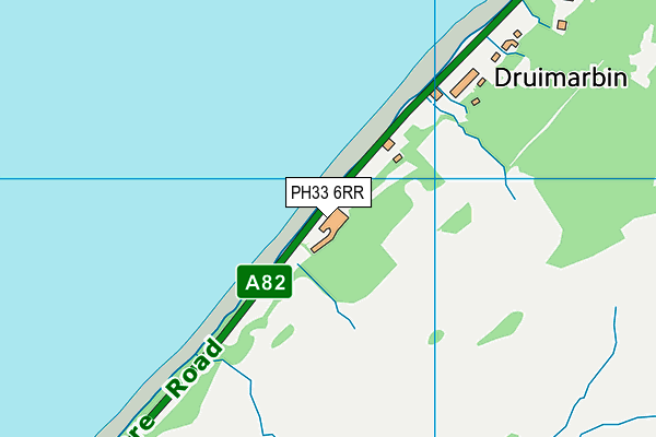 PH33 6RR map - OS VectorMap District (Ordnance Survey) PH33 6RR map - OS VectorMap District (Ordnance Survey)