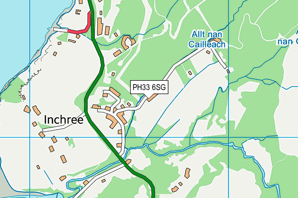 PH33 6SG map - OS VectorMap District (Ordnance Survey) PH33 6SG map - OS VectorMap District (Ordnance Survey)