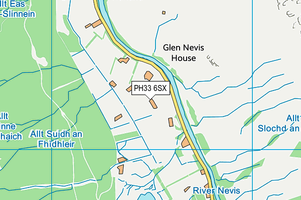 PH33 6SX map - OS VectorMap District (Ordnance Survey) PH33 6SX map - OS VectorMap District (Ordnance Survey)