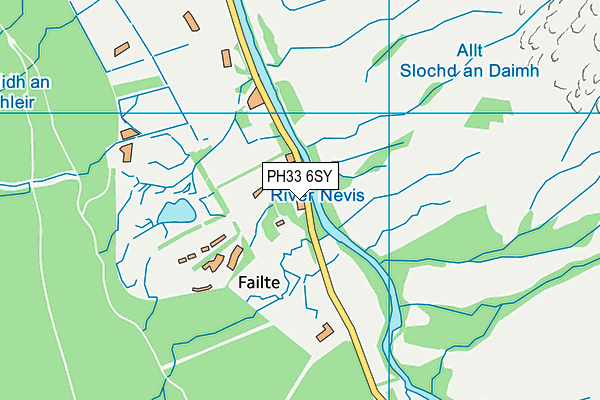 PH33 6SY map - OS VectorMap District (Ordnance Survey) PH33 6SY map - OS VectorMap District (Ordnance Survey)