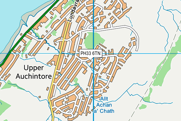 PH33 6TN map - OS VectorMap District (Ordnance Survey) PH33 6TN map - OS VectorMap District (Ordnance Survey)