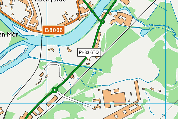 PH33 6TQ map - OS VectorMap District (Ordnance Survey) PH33 6TQ map - OS VectorMap District (Ordnance Survey)