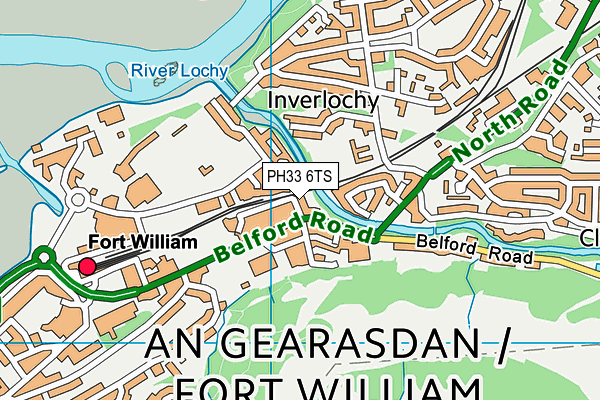 PH33 6TS map - OS VectorMap District (Ordnance Survey) PH33 6TS map - OS VectorMap District (Ordnance Survey)
