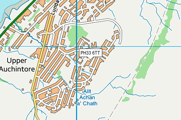PH33 6TT map - OS VectorMap District (Ordnance Survey) PH33 6TT map - OS VectorMap District (Ordnance Survey)