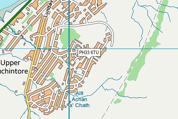 PH33 6TU map - OS VectorMap District (Ordnance Survey) PH33 6TU map - OS VectorMap District (Ordnance Survey)