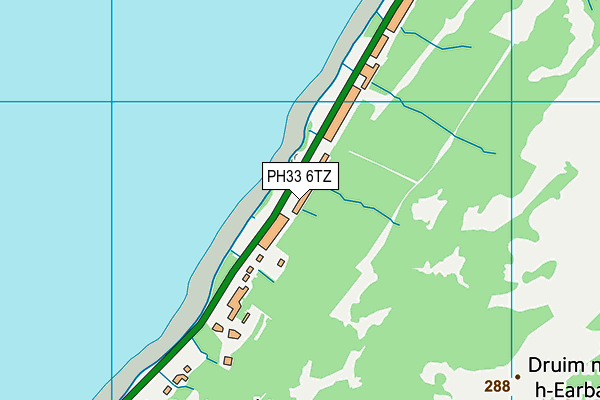PH33 6TZ map - OS VectorMap District (Ordnance Survey) PH33 6TZ map - OS VectorMap District (Ordnance Survey)