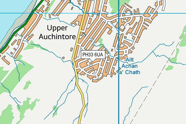 PH33 6UA map - OS VectorMap District (Ordnance Survey) PH33 6UA map - OS VectorMap District (Ordnance Survey)