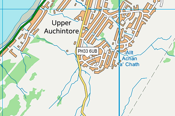 PH33 6UB map - OS VectorMap District (Ordnance Survey) PH33 6UB map - OS VectorMap District (Ordnance Survey)