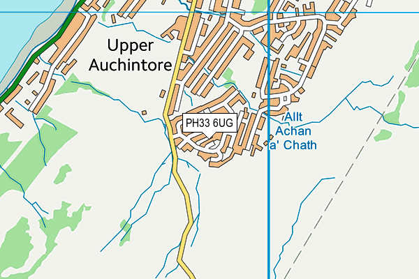 PH33 6UG map - OS VectorMap District (Ordnance Survey) PH33 6UG map - OS VectorMap District (Ordnance Survey)