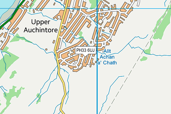 PH33 6UJ map - OS VectorMap District (Ordnance Survey) PH33 6UJ map - OS VectorMap District (Ordnance Survey)