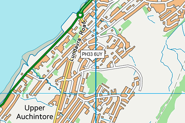 PH33 6UY map - OS VectorMap District (Ordnance Survey) PH33 6UY map - OS VectorMap District (Ordnance Survey)